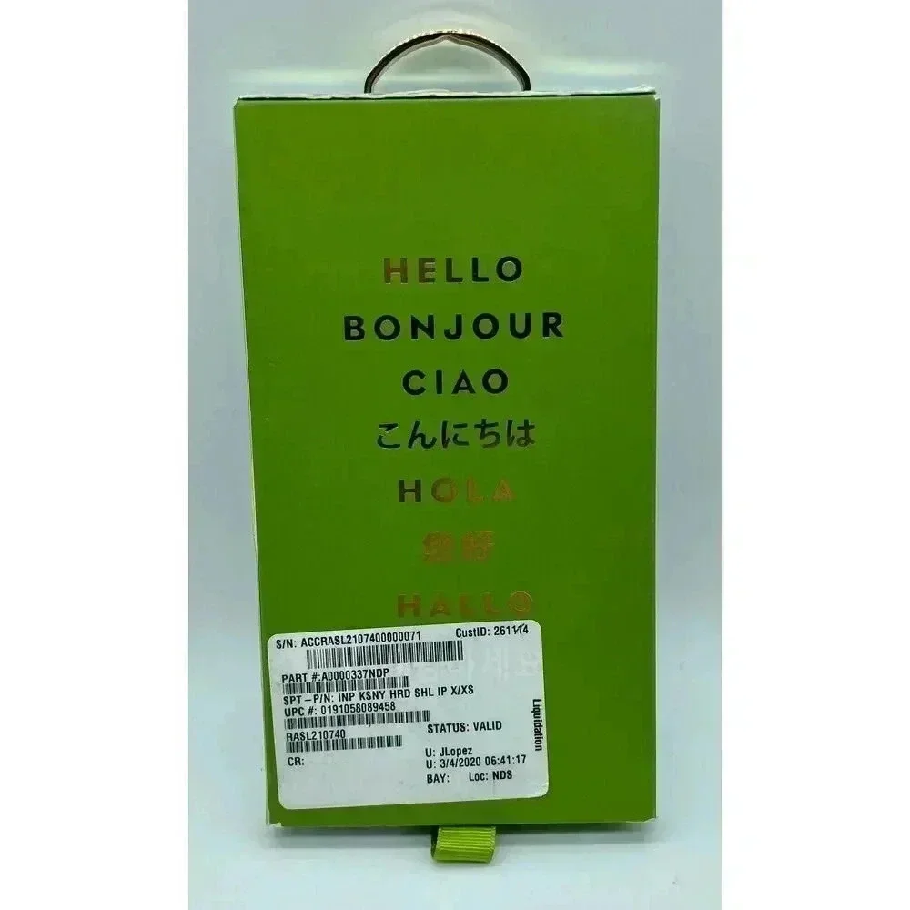 Kate Spade New York Phone Case For Apple iPhone X &‎ 2018 iPhone XS Multicolor